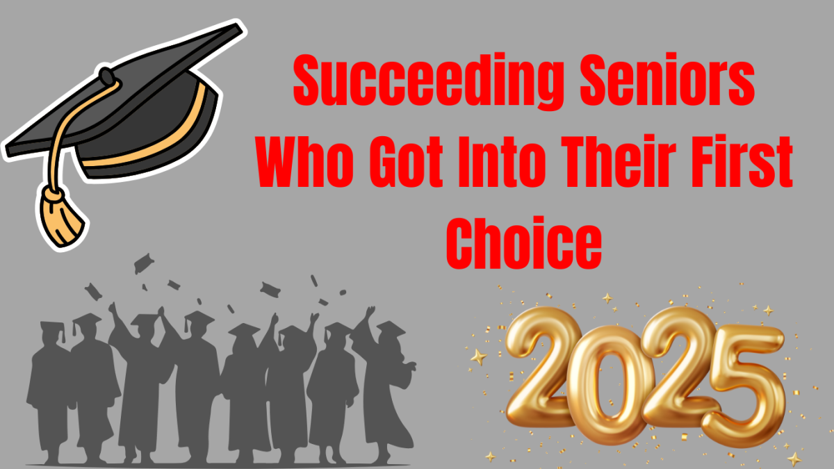 Succeeding Seniors Who Got Into Their First Choice